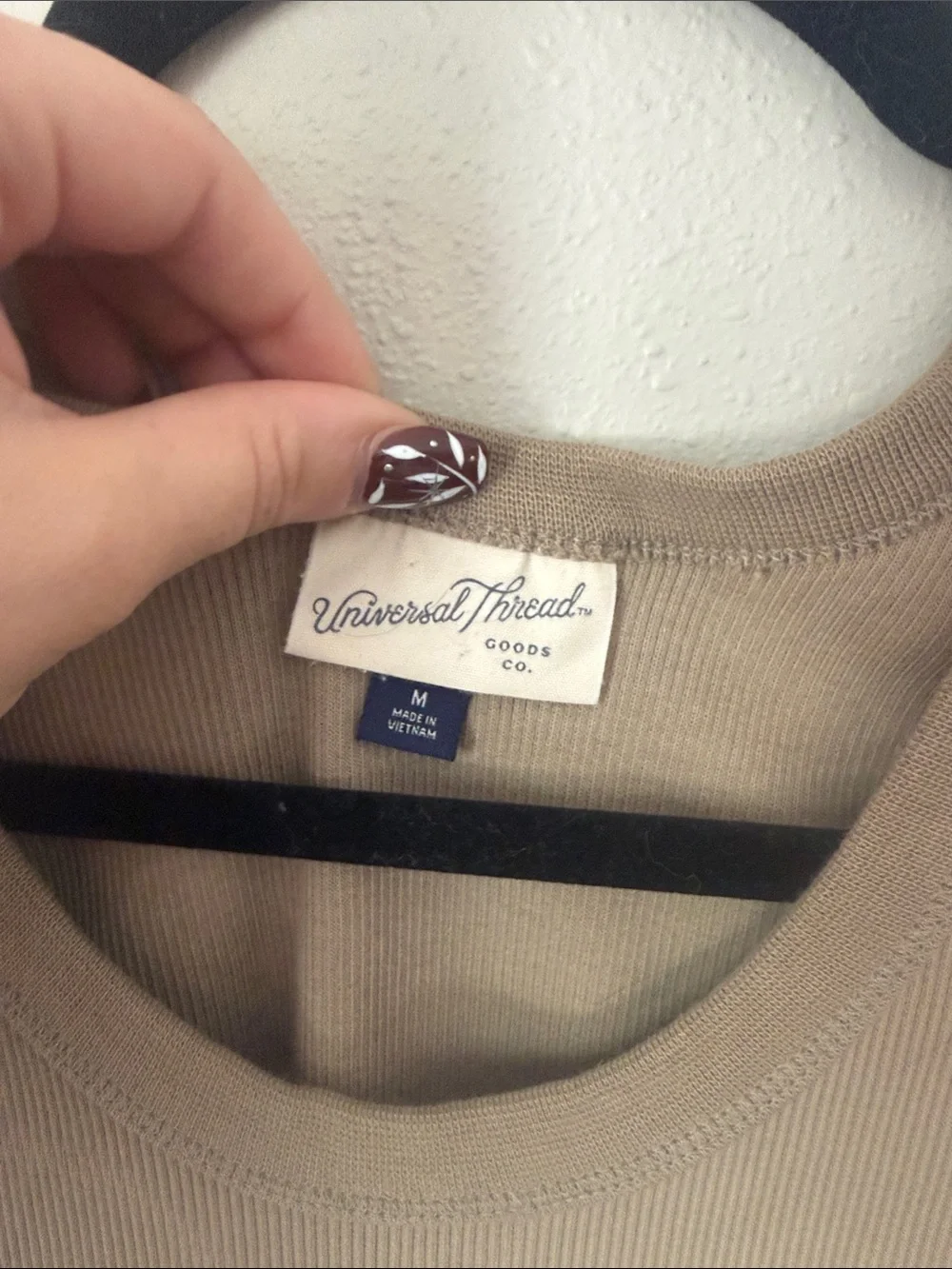 Universal Thread Ribbed Tank Top - Taupe - Picture 2 of 3